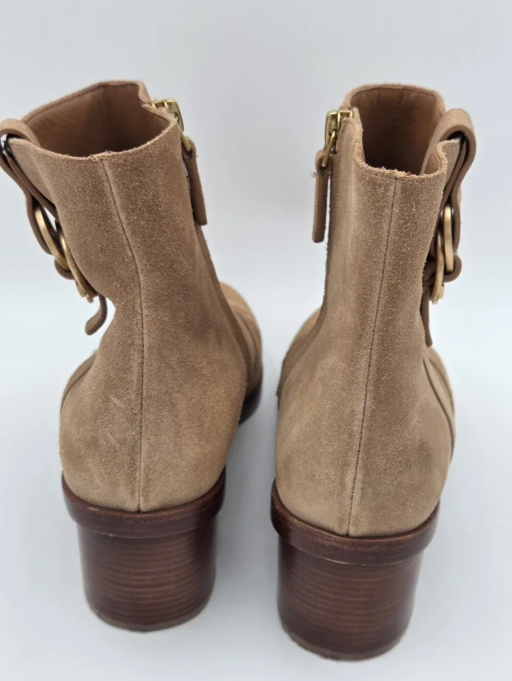 Tory Burch Marsden Suede Booties Size 9